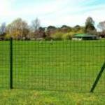vidaXL Euro Fence zöld acélkerítés 25 x 1, 2 m fotó