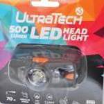 ULTRATECH Fejlámpa LED 5w 500lu ACCU fotó