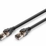 Digitus CAT8.1 S-FTP Patch Cable 1m Black fotó