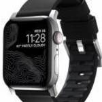 Nomad Active Strap Pro Black, silver - Apple Watch Ultra 49mm 8/7 45mm/6/SE/5/4 44mm/3/2/1 42mm fotó