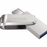 Sandisk 64GB Dual Drive Luxe USB3.1 Type-C Silver fotó