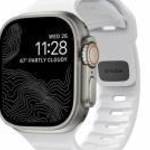 Nomad Sport Strap M/L, white - Apple Watch Ultra 2/1 (49mm) 9/8/7 (45mm)/6/SE/5/4 (44mm)/3/2/1(42mm) fotó