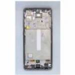 LCD Kijelző Samsung A525/A526 (A52 4G/5G) fekete ORG GH82-25524A/25526A/25754A/25602A fotó