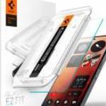 SPIGEN EZ FIT HD képernyővédő üveg (2.5D, tokbarát, ultravékony, 0.2mm, 9H + segédkeret) ÁTLÁTSZÓ No fotó