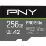 PNY P-SDU256V32100PRO-GE 256 GB MicroSDXC UHS-I Class 10 memóriakártya fotó