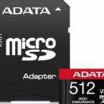 ADATA High Endurance 512 GB MicroSDXC UHS-I Class 10 memóriakártya fotó