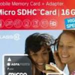 AgfaPhoto MicroSDHC UHS-I 16GB High Speed Class 10 U1 + Adapter fotó