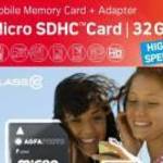 AgfaPhoto MicroSDHC UHS-I 32GB High Speed Class 10 U1 + Adapter fotó