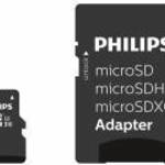 Philips FM08MP45B/00 memóriakártya 8 GB MicroSDHC UHS-I Class 10 - PHILIPS fotó