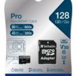 Verbatim Pro memóriakártya 128 GB MicroSDXC UHS-I Class 10 - VERBATIM fotó