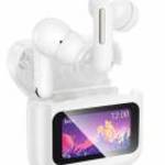 HOCO EQ14 bluetooth fülhallgató SZTEREO (v5.3, TWS, mikrofon, zajszűrő, érintőkijelző + töltőtok) FE fotó