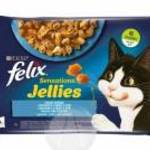 FELIX Sens.Jellies hal nedves macska 4x85g fotó