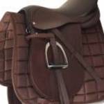 vidaXL Lovaglás Nyereg Készlet 17, 5 "Valódi Bőr Barna 12 cm 5-az-1- be fotó