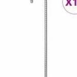vidaXL 12 db horganyzott acél sátorszeg 41, 5 cm Ø12 mm fotó