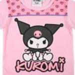 Hello Kitty Kuromi Light Pink gyerek rövid póló, felső 4 év fotó