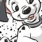 Disney 101 kiskutya White fürdőlepedő, strand törölköző 70x140cm fotó