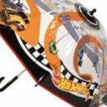 Hot Wheels Race gyerek átlátszó esernyő Ø71 cm fotó