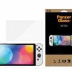 PanzerGlass Standard Nintendo Switch OLED antibakteriális képernyővédő fólia fotó