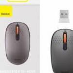Baseus F01B vezeték nélküli egér, Tri-mode 2.4G BT 5.0 1600 DPI (szürke) fotó