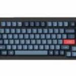 Keychron V1 Max QMK/VIA Knob Version Banana Switch vezeték nélküli mechanikus billentyűzet (fekete) fotó