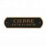 Tábla Magnet & Steel Cierre esta puerta 24 x 7, 2 cm MOST 15461 HELYETT 9218 Ft-ért! fotó