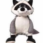 BABYONO Csörgő játék mosómedve Rocky 25x13 cm fotó