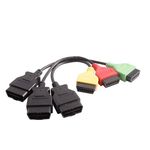 FiatEcuScan multiecuscan adapter 3 db kábel motor, abs, légzsák, szervókormány fotó