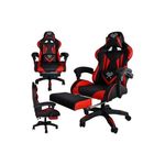 Gamer szék - fekete és piros Dunmoon fotó