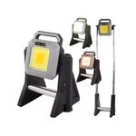 Tölthető LED COB USB halogén reflektor - kerti világítás - energiatakarékos fényforrás fotó