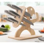InnovaGoods késkészlet fa állvánnyal fotó