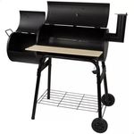 Aktive BBQ faszenes grillsütő kerekekkel fotó