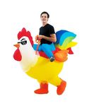 Felfújható kakas jelmez felnőtt 150-195 cm fotó