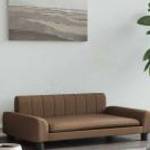 vidaXL barna szövet kutyaágy 90 x 53 x 30 cm fotó