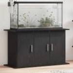 vidaXL fekete tölgy szerelt fa akváriumi állvány 101x41x58 cm fotó