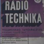RÁDIÓ TECHNIKA 1948 K fotó