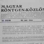 Magyar Röntgen közlöny 1943 fotó