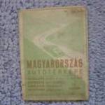 MAGYARORSZÁG AUTÓSTÉRKÉPE 1958 E fotó