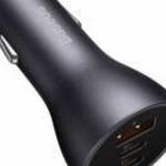 Baseus Golden Contactor Pro Car Charger 65W Grey fotó