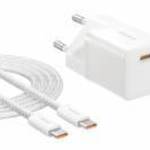 Baseus USB-C GaN5 mini 25W mains charger White fotó