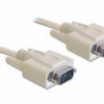 DeLock Cable RS-232 serial Sub-D9 male / male 5m fotó