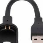 Akyga AK-SW-12 Xiaomi Mi Band 3 charging cable 0, 1m Black fotó