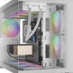 Gamdias Aura GC10M WH ARGB Tempered Glass White fotó
