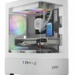 Gamdias Aura GC9M ARGB WH Tempered Glass White fotó