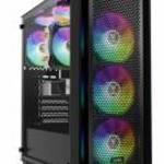 Gamdias Aura GC2 Elite ARGB Tempered Glass Black fotó