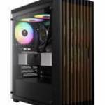 Gamdias Aura GC4 Elite ARGB Tempered Glass Black fotó