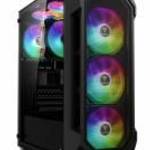 Gamdias Aura GC1 Elite ARGB Tempered Glass Black fotó