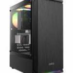 Gamdias Aura GC8 ARGB Tempered Glass Black fotó