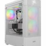 Gamdias Aura GC5 Elite WH ARGB Tempered Glass White fotó