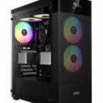 Gamdias Aura GC5 Elite ARGB Tempered Glass Black fotó