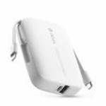 Devia Kintone Series - USB + Type-C - powerbank + Type-C/Lightning kábel - 10.000 mAh - fehér fotó